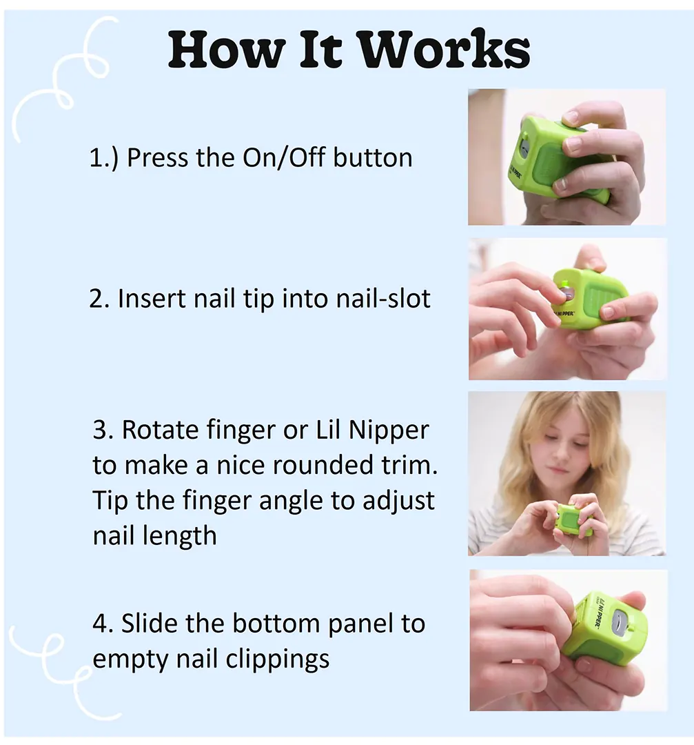 Infant & Toddler Electric Nail Clipper (Ages 0–5)